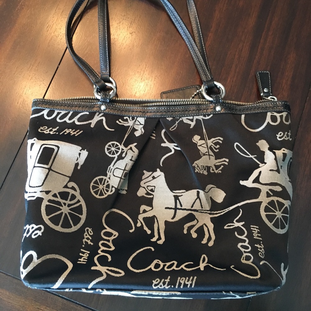 Coach Horse and Carriage Handbag